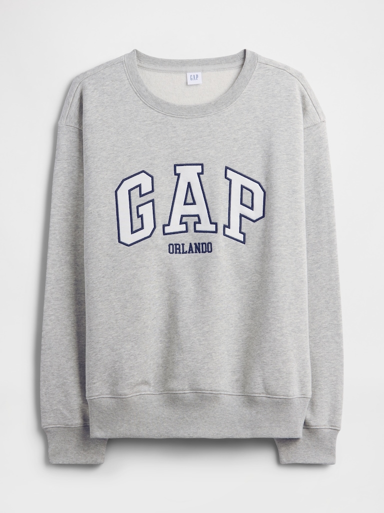 Relaxed Gap City Logo Sweatshirt