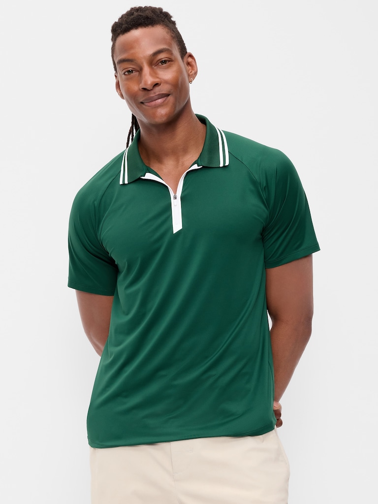 CloudMotion Zip Polo