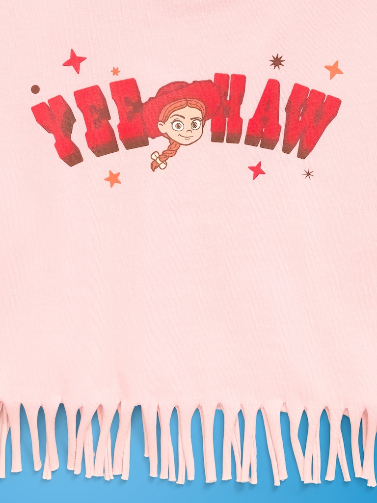 Old Navy x Pixar Toy Story Graphic Fringed-Hem T-Shirt for Toddler Girls