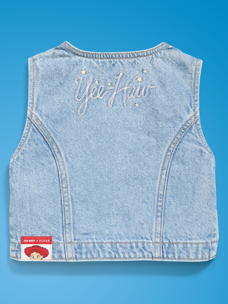 Old Navy x Pixar Toy Story Western Denim Vest for Toddler Girls