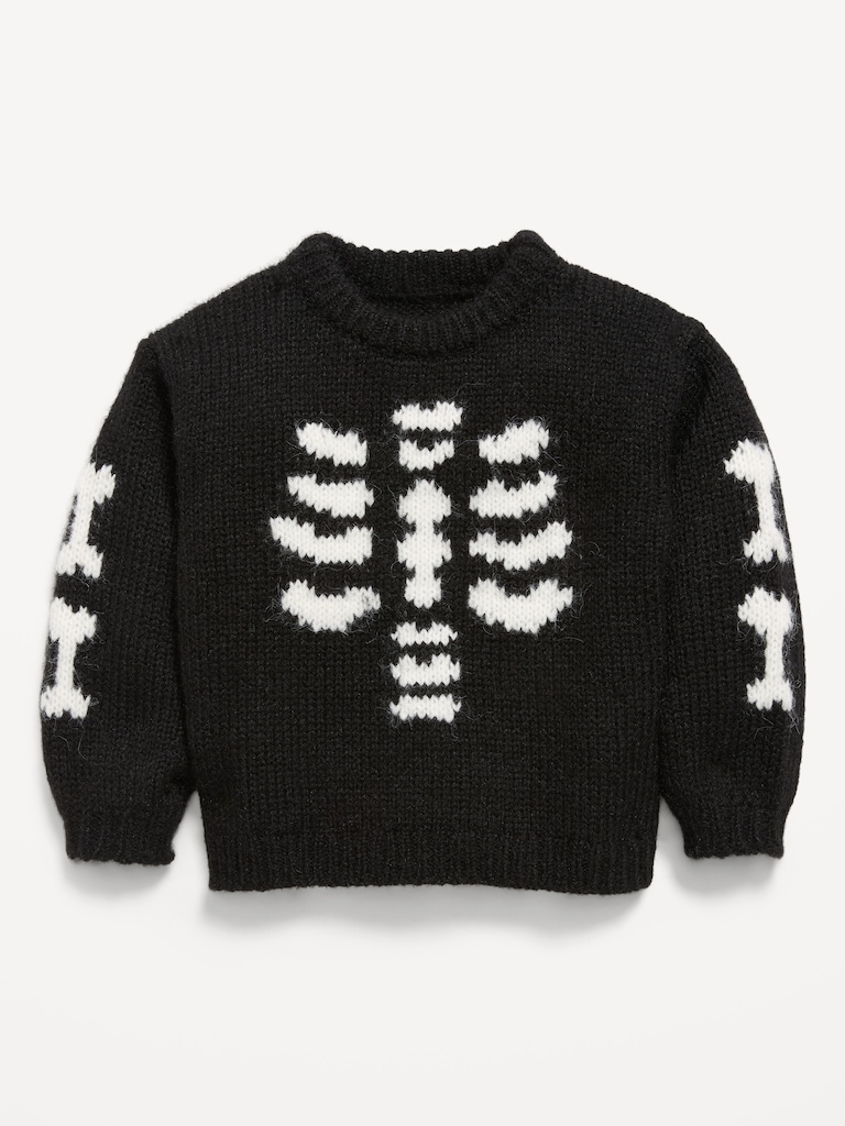 Long-Sleeve Graphic Sweater for Toddler Girls