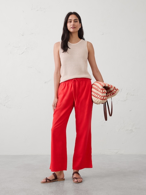 Women's Red Pants | Banana Republic Factory