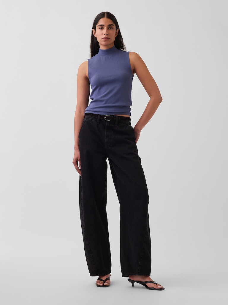 Modern Mockneck Tank Top