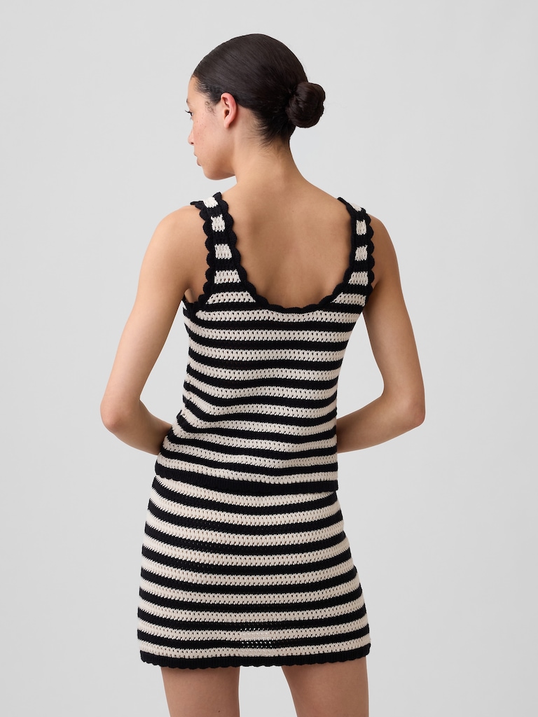 Crochet Scoopneck Tank Top