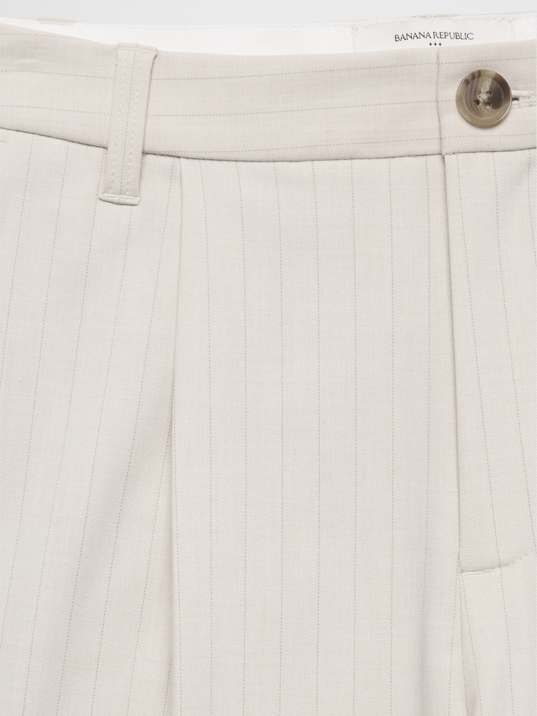 Straight-Leg Mid-Rise Relaxed Trouser