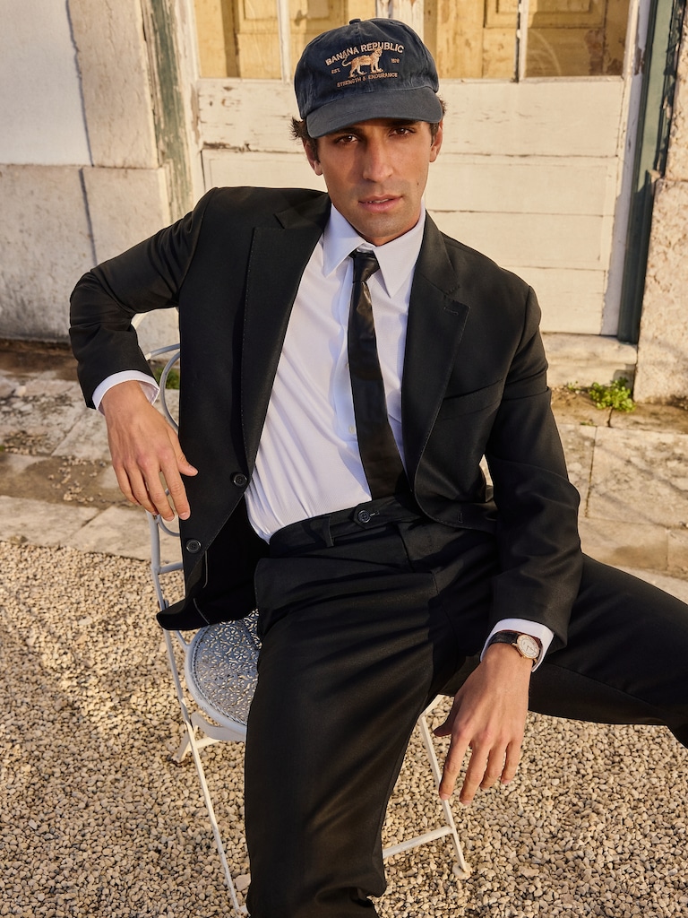 Signature Italian Hopsack Suit Jacket