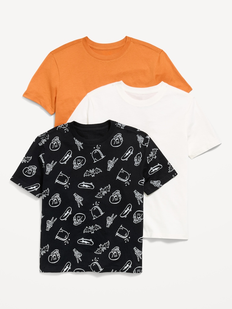 T-shirt à manches courtes ultra-doux pour Garçon (paquet de 3)