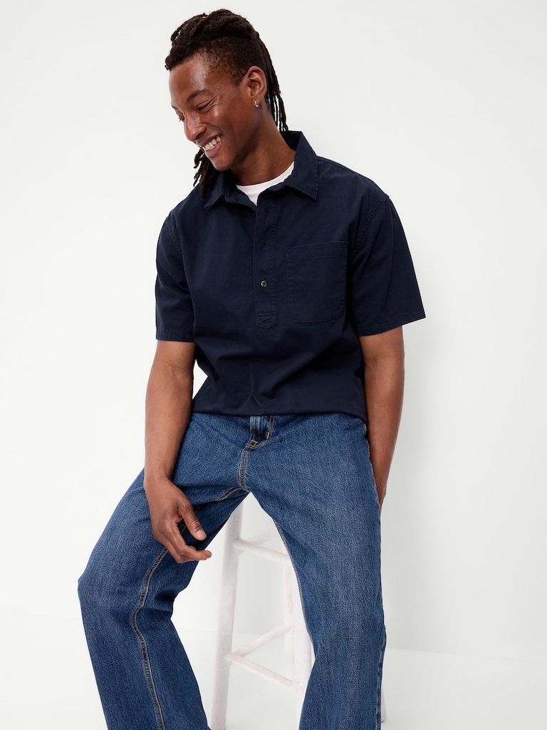 Loose Popover Work Shirt