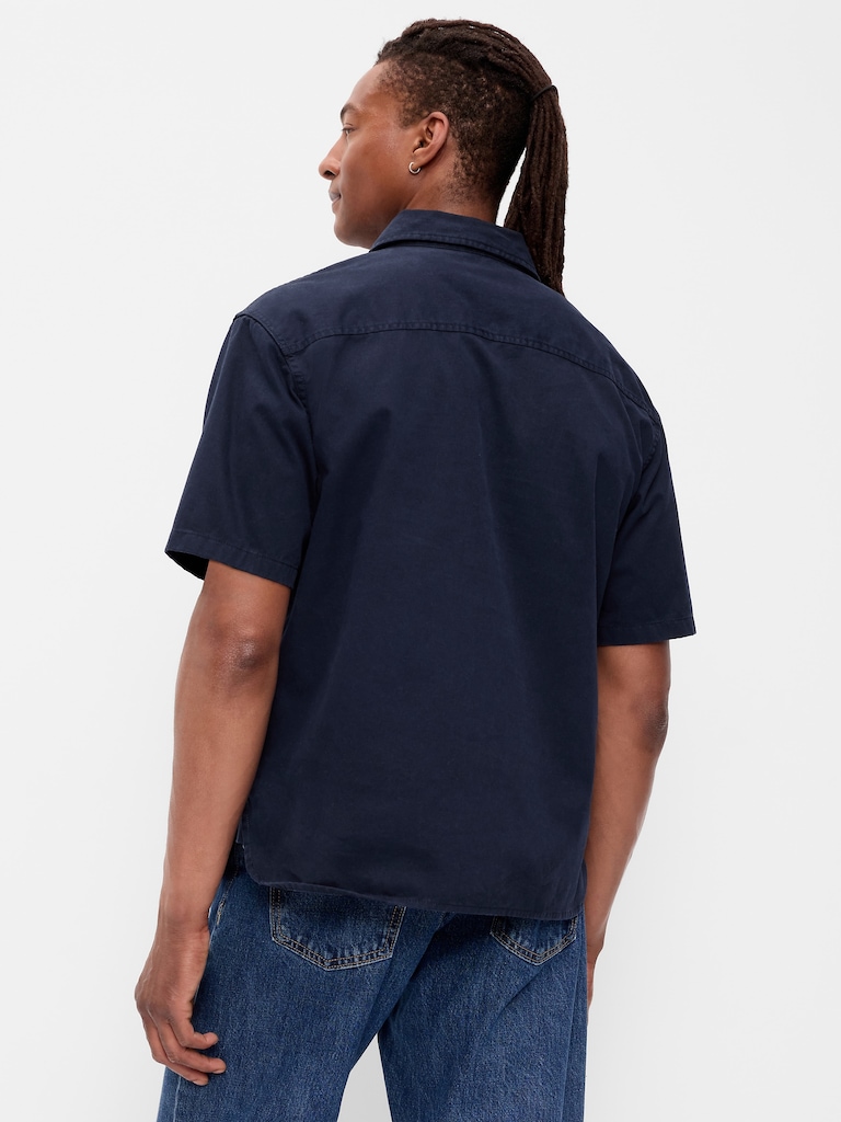 Loose Popover Work Shirt