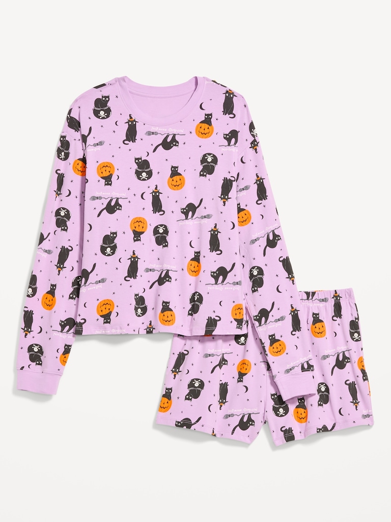 Halloween Pajama T-Shirt and Shorts Set