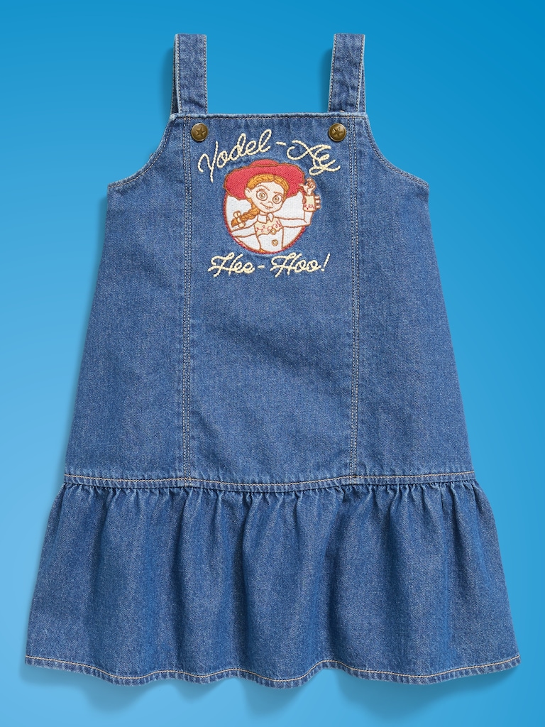 Old Navy x Pixar Toy Story Western Denim Dress for Toddler Girls
