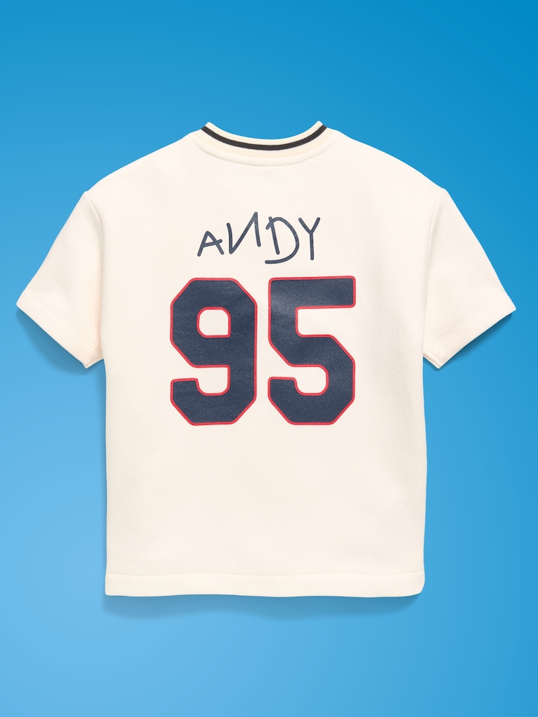 Old Navy x Pixar Toy Story Oversized Baseball Jersey Sweatshirt for Toddler Boys