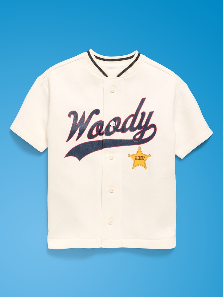 Old Navy x Pixar Toy Story Oversized Baseball Jersey Sweatshirt for Toddler Boys