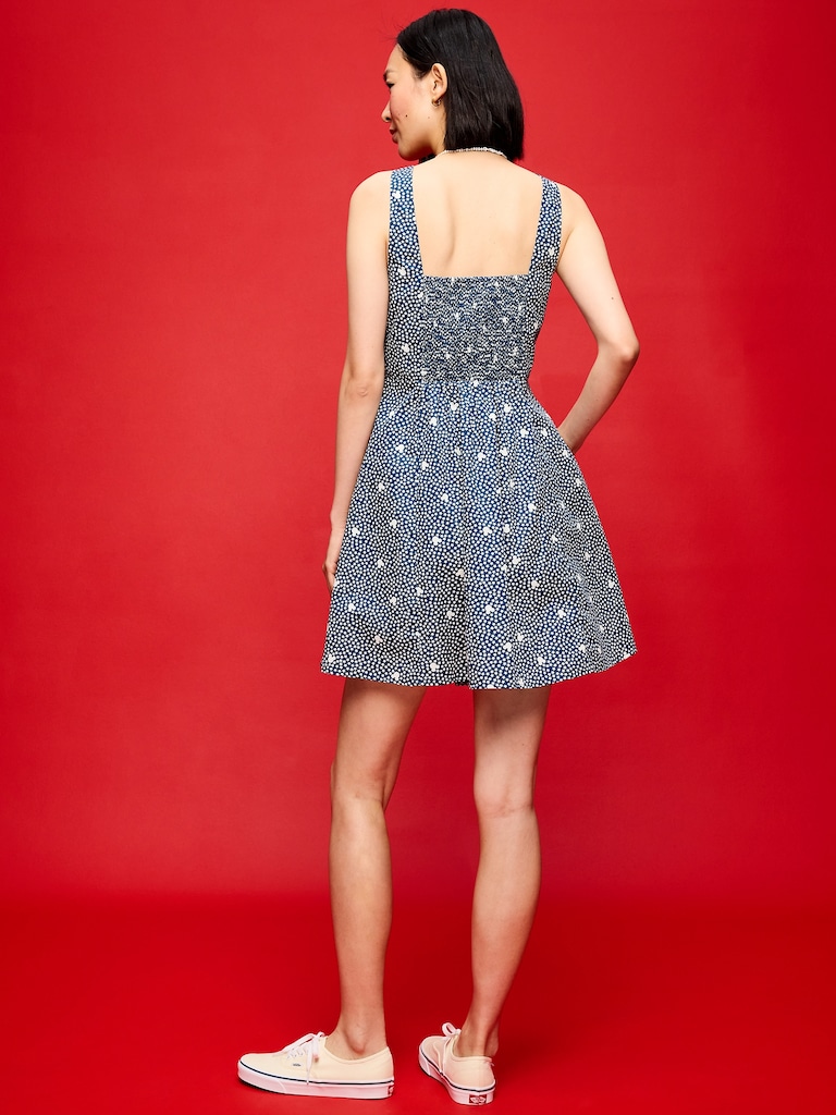 Robe-camisole courte ajustée et évasée Mickey Mouse Old Navy x Disney pour femme