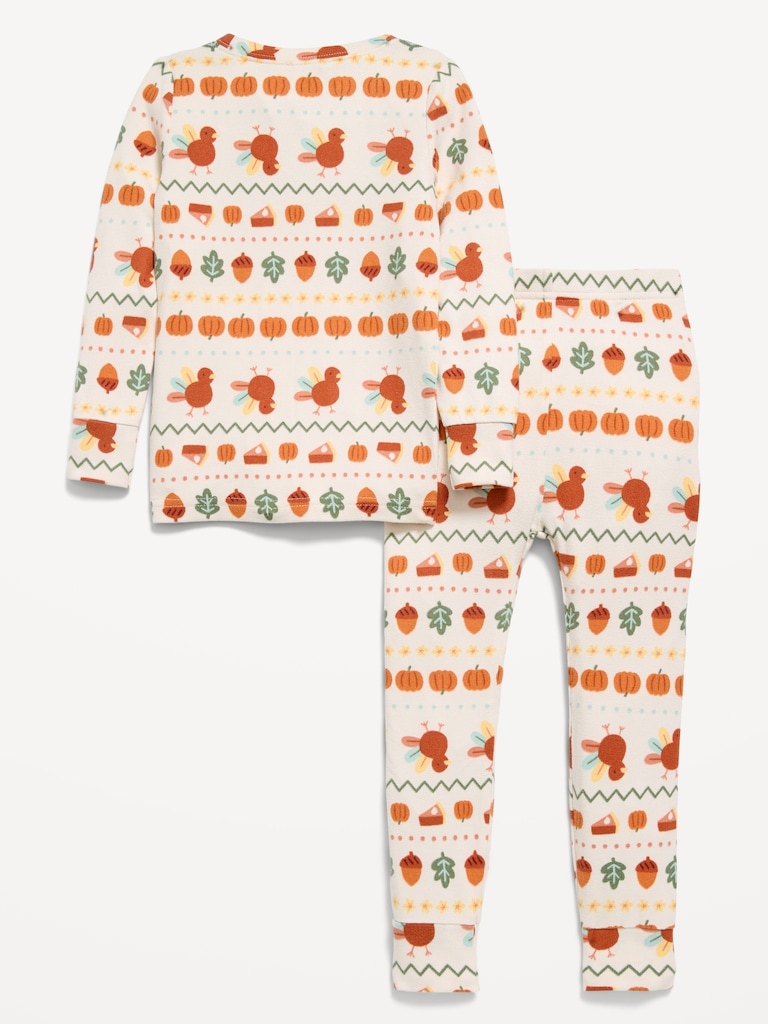 Cozy Printed Snug-Fit Pajama Set for Toddler & Baby
