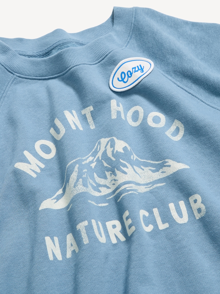 Oversized Raglan Sweatshirt