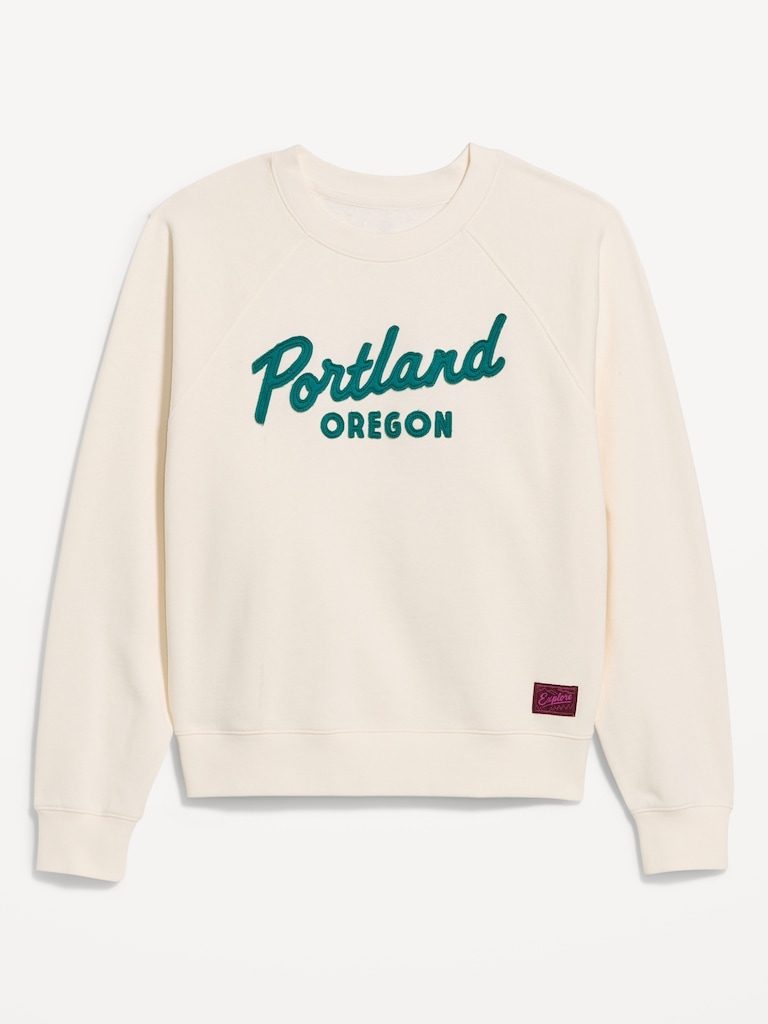 Oversized Raglan Sweatshirt
