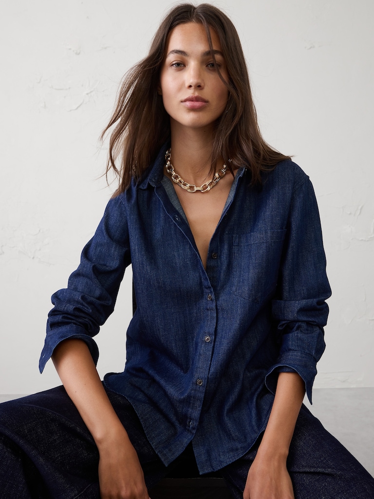 Textured Statement Chain Link Necklace