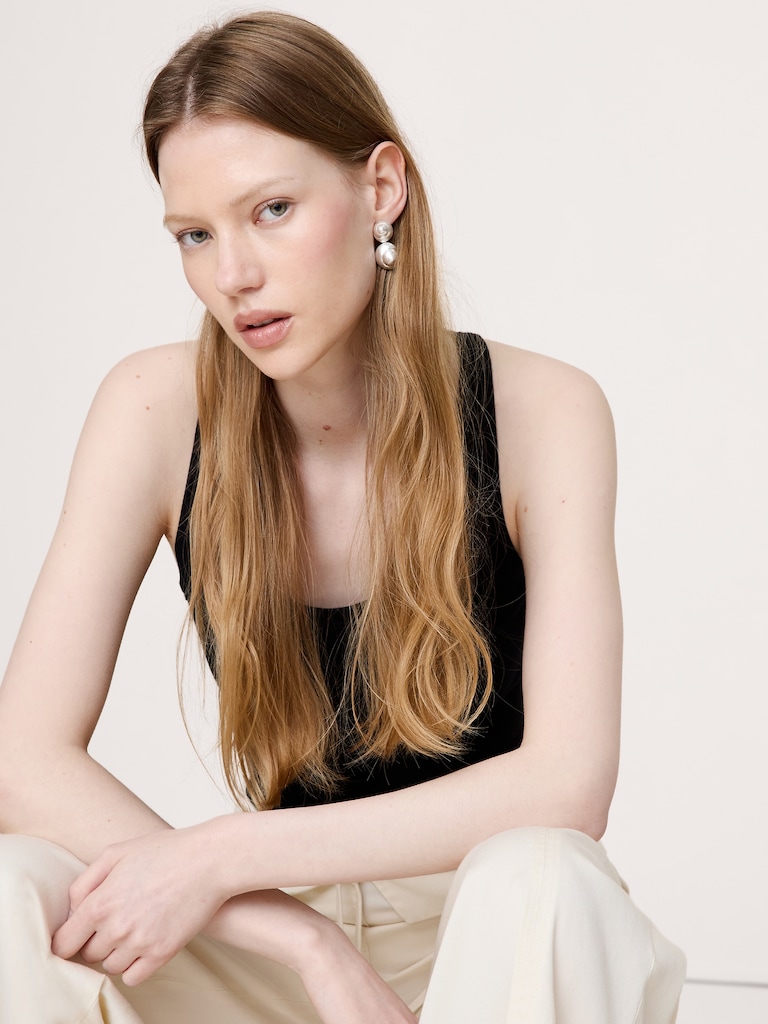 Spiral Sphere Drop Earring