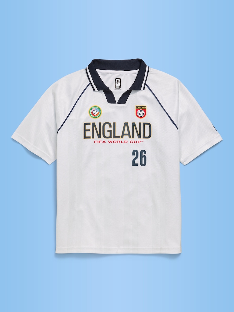FIFA World Cup 26™ England Lifestyle Collared Jersey T-Shirt for Kids
