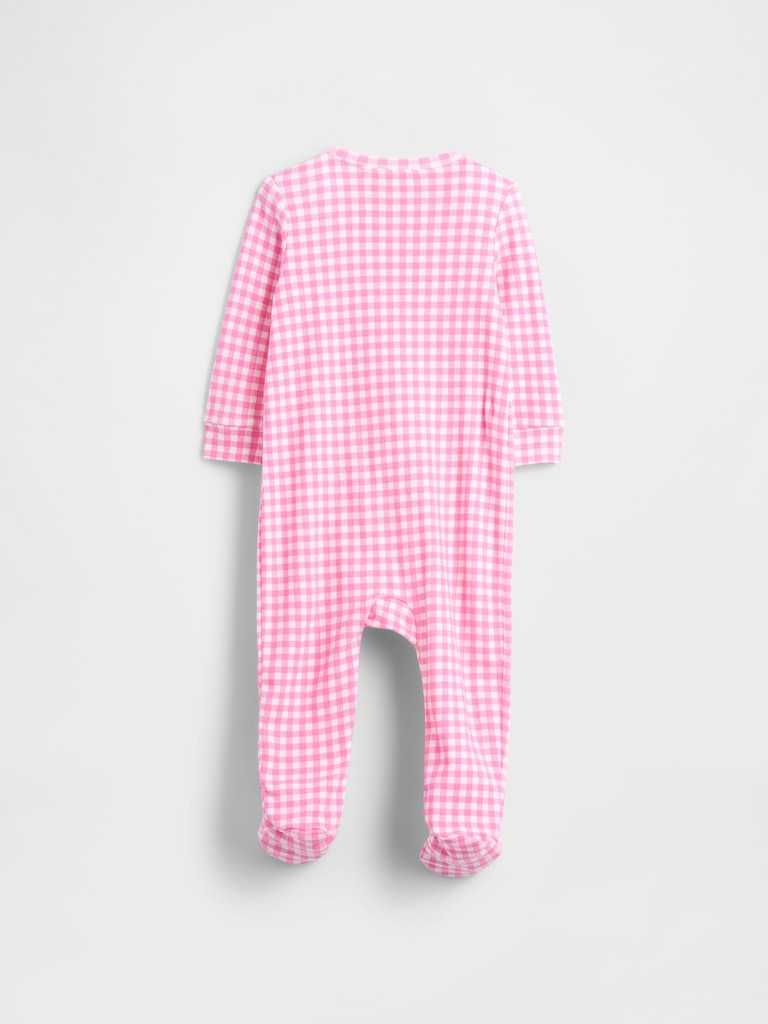 Baby Print Two-Way Zip One-Piece