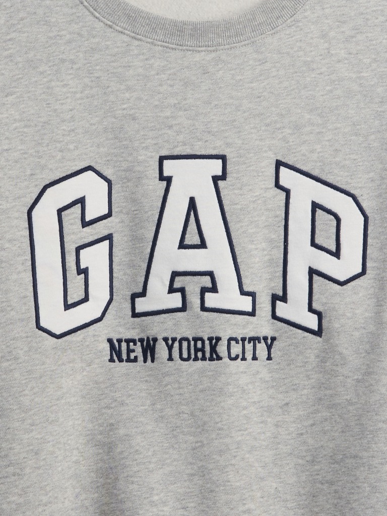 Relaxed Gap City Logo Sweatshirt