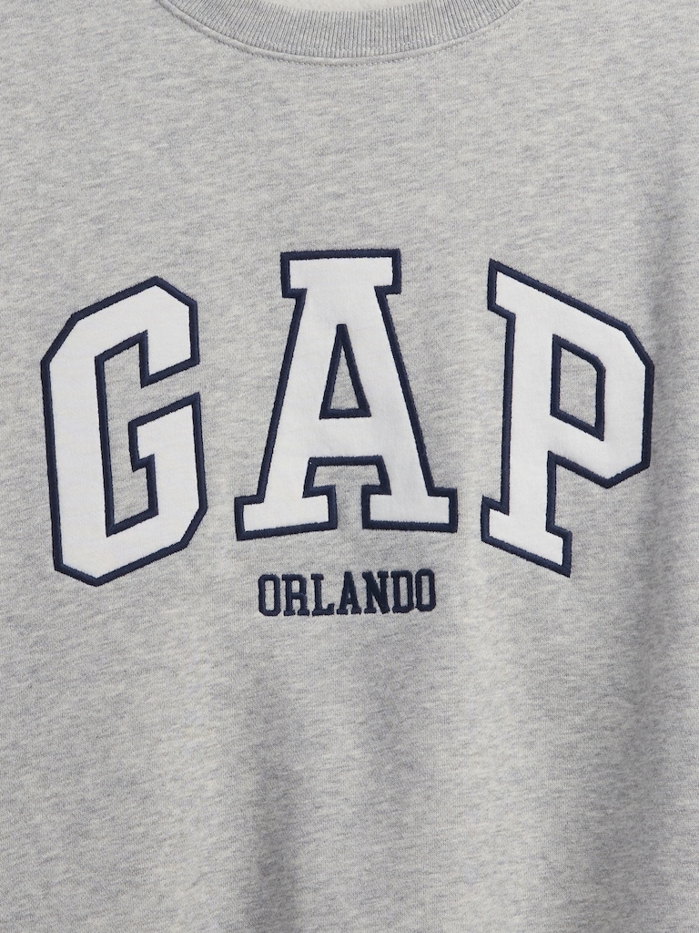 Relaxed Gap City Logo Sweatshirt