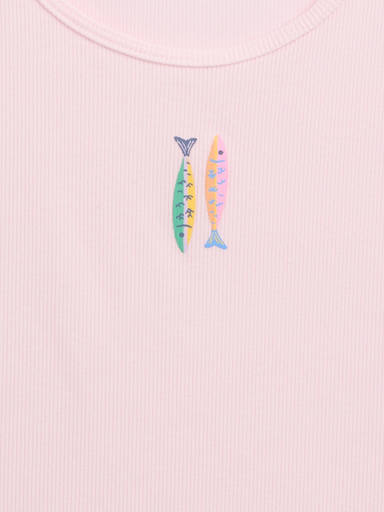 Gap Logo Ribbed Tank Top