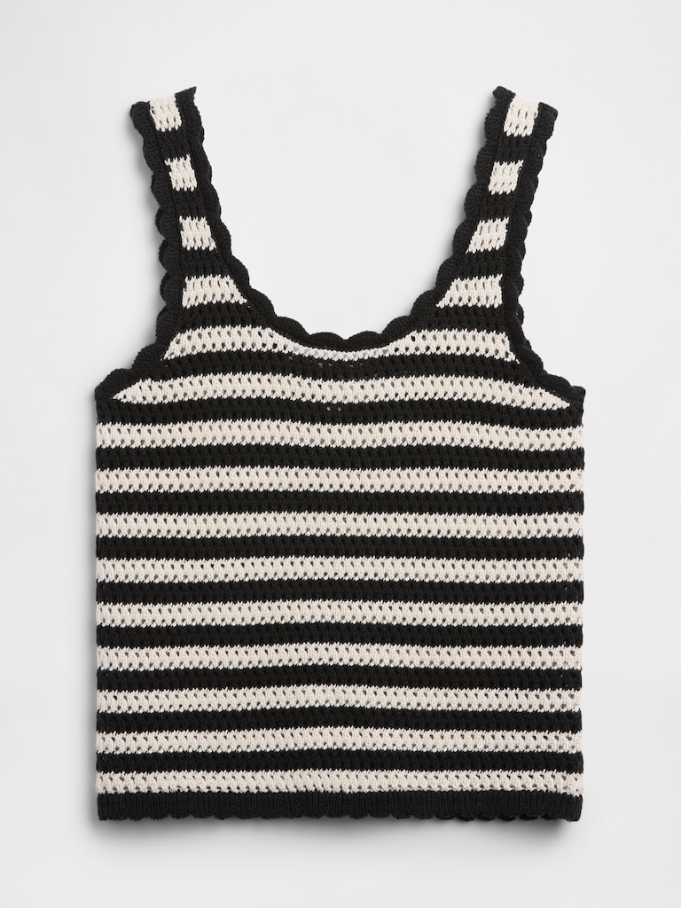 Crochet Scoopneck Tank Top