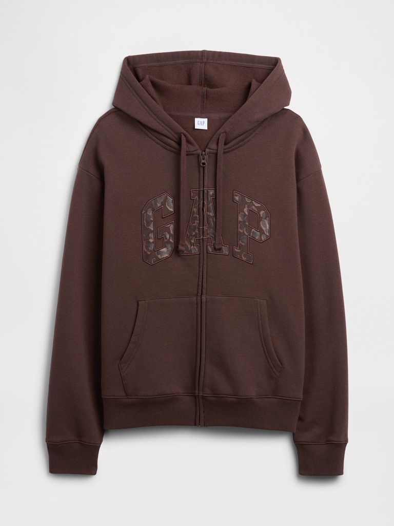 Relaxed Gap Logo Zip Hoodie