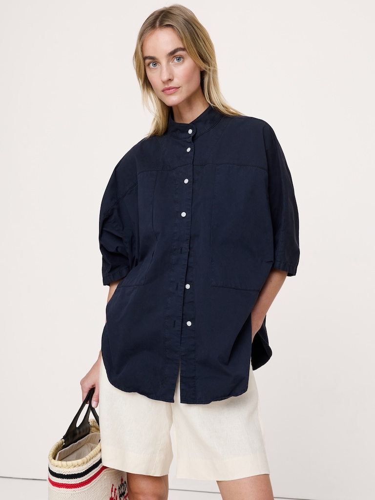 Cotton Twill Utility Tunic