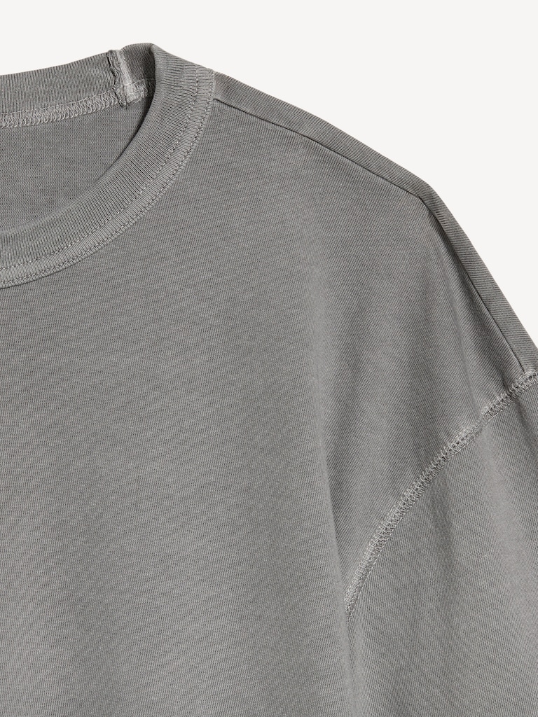 Garment-Dyed Heavyweight Cropped T-Shirt