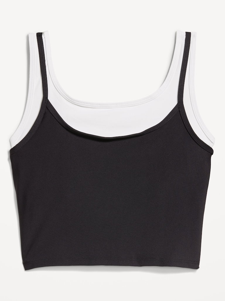 PowerSoft Layered Longline Bra
