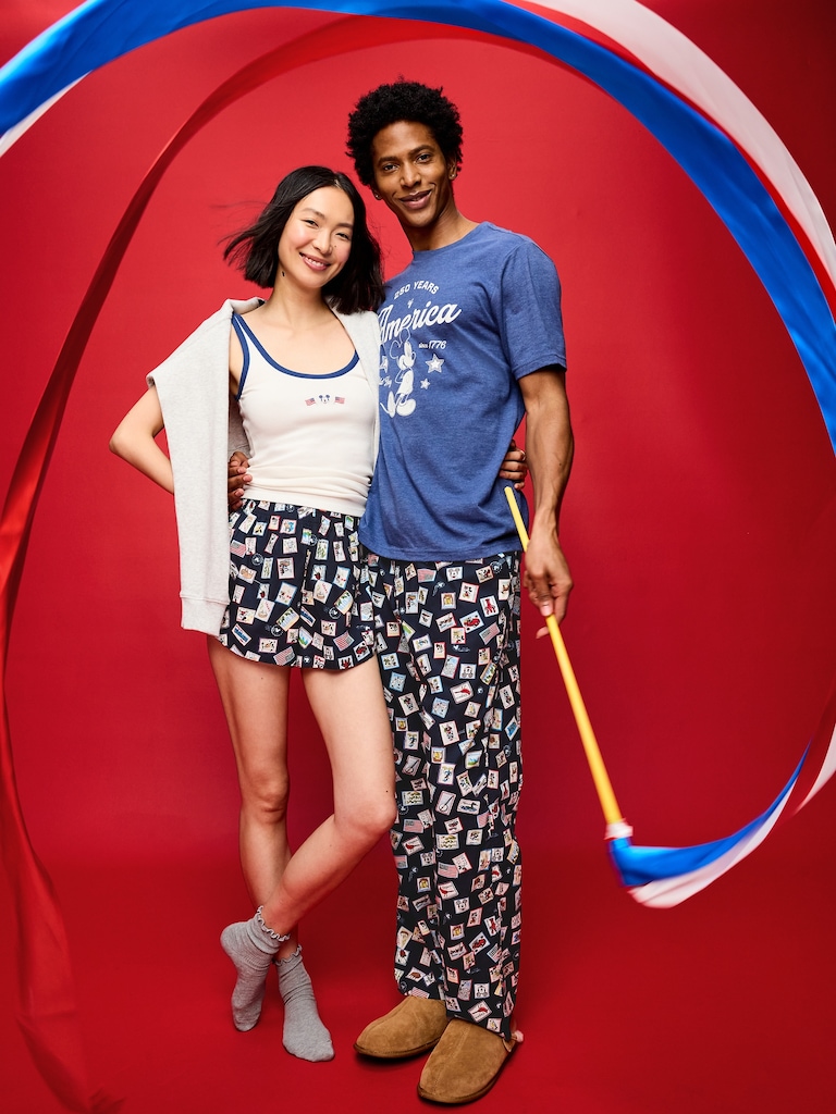 Old Navy x Disney Boxer Pajama Shorts for Women