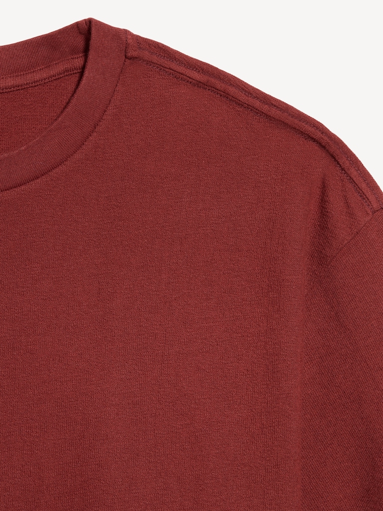 T-shirt épais surdimensionné prélavé