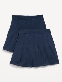 School Uniform Ponte-Knit Pleated Skort for Girls