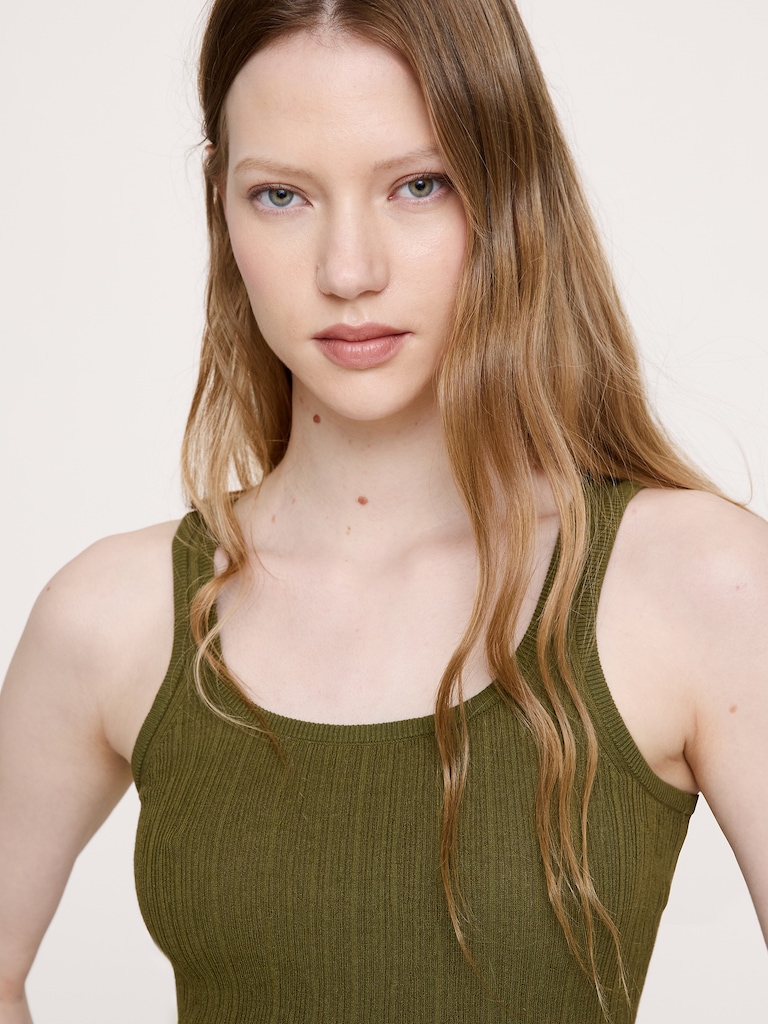 Crinkle Knit Tank