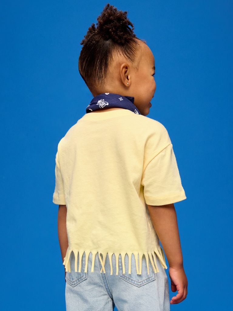 Old Navy x Pixar Toy Story Graphic Fringed-Hem T-Shirt for Toddler Girls