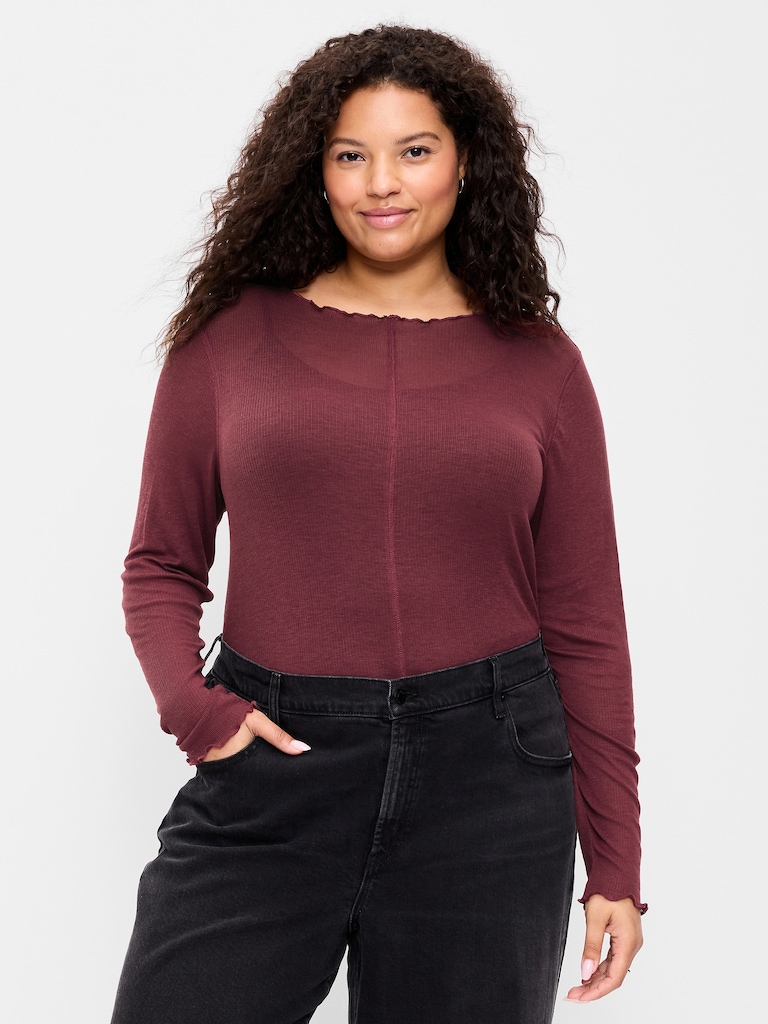Lettuce-Edge Tissue T-Shirt