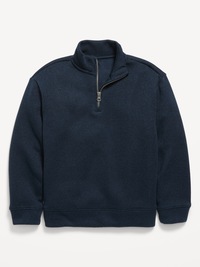 Sweater-Fleece Quarter-Zip for Boys