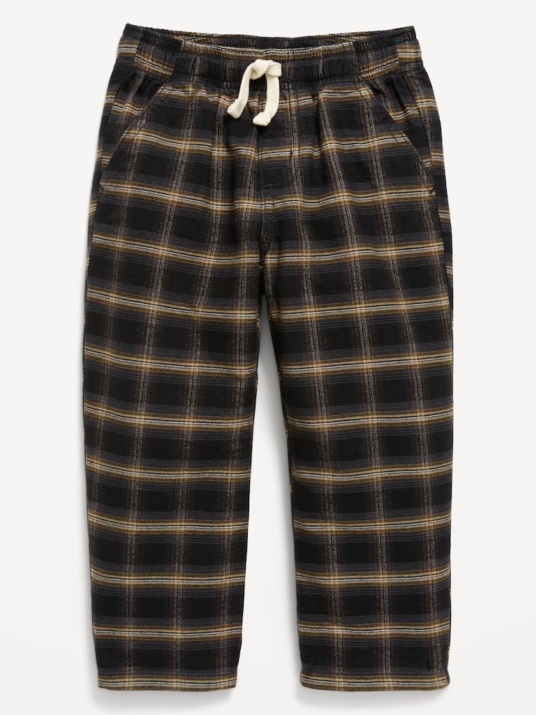 Pull-On Barrel-Leg Pants for Toddler Boys