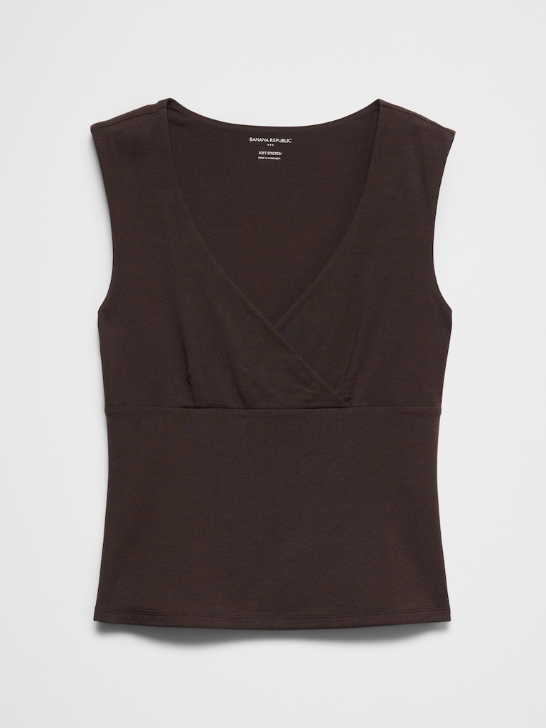 Soft Stretch Wrap Top