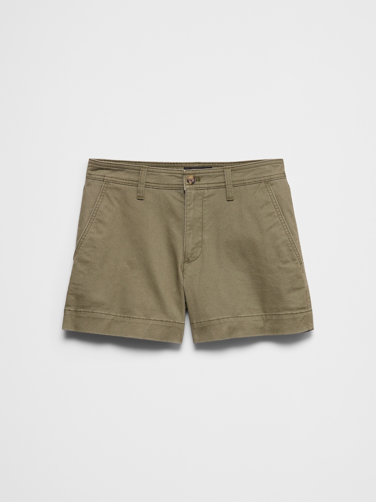 Mid-Rise Chino Short