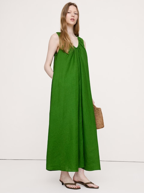 Women's Green Dresses & Jumpsuits | Banana Republic