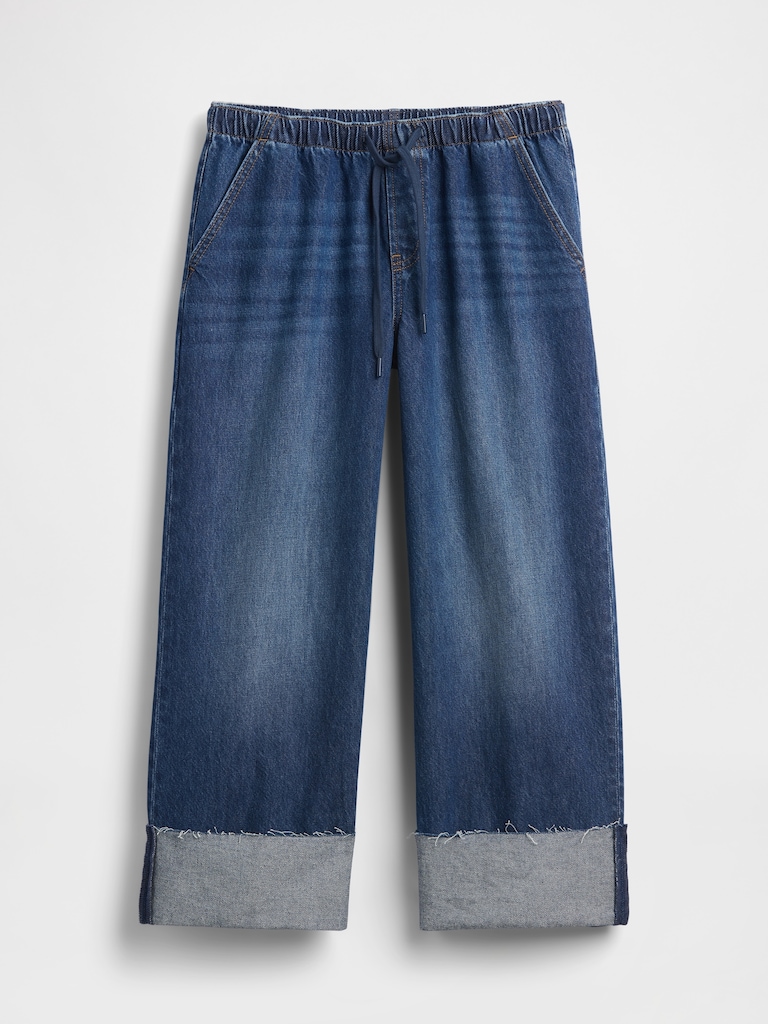 Low Rise '90s Loose Easy Crop Jeans