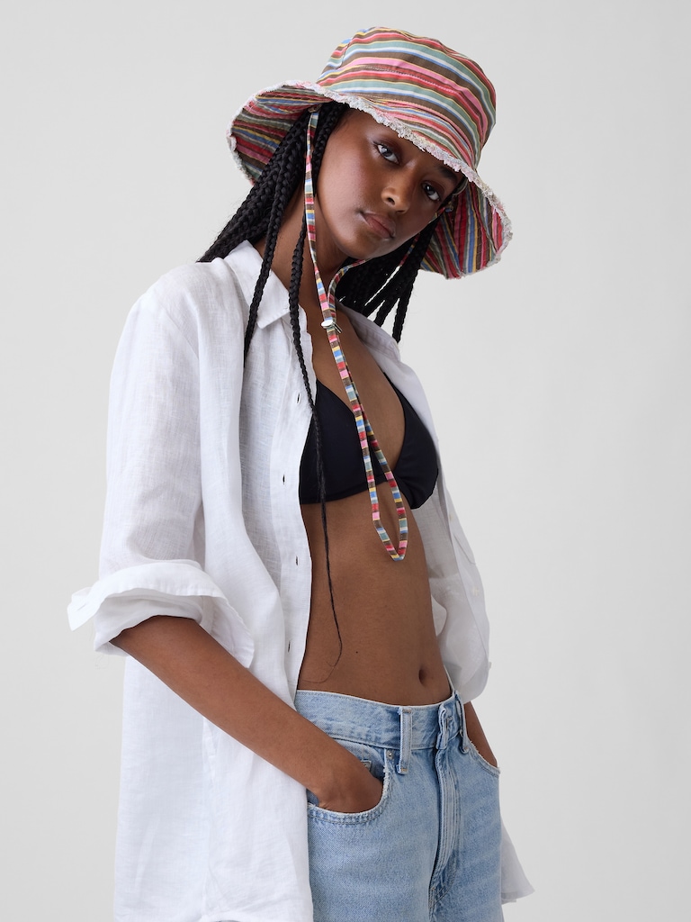 Frayed Bucket Hat