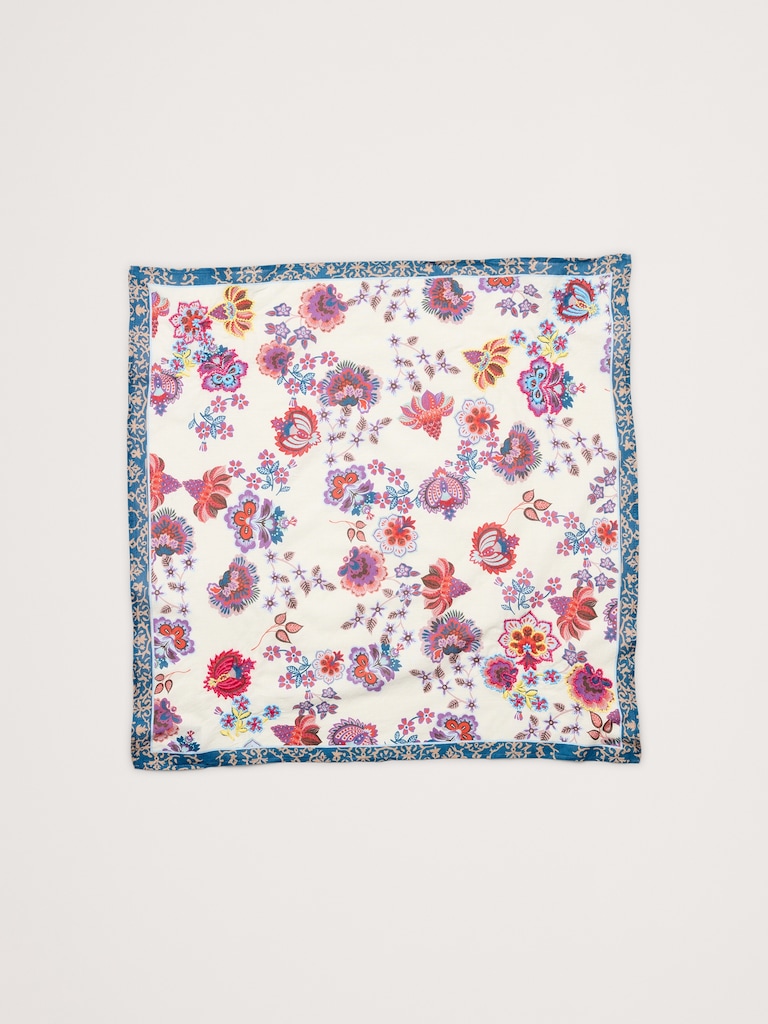 Embroidered Cotton Scarf by Vismaya