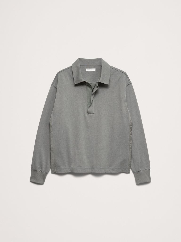 Heavyweight Cotton Flight Polo