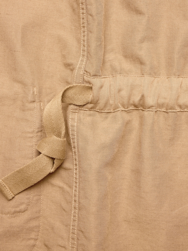 Italian Linen-Cotton Shirt Jacket