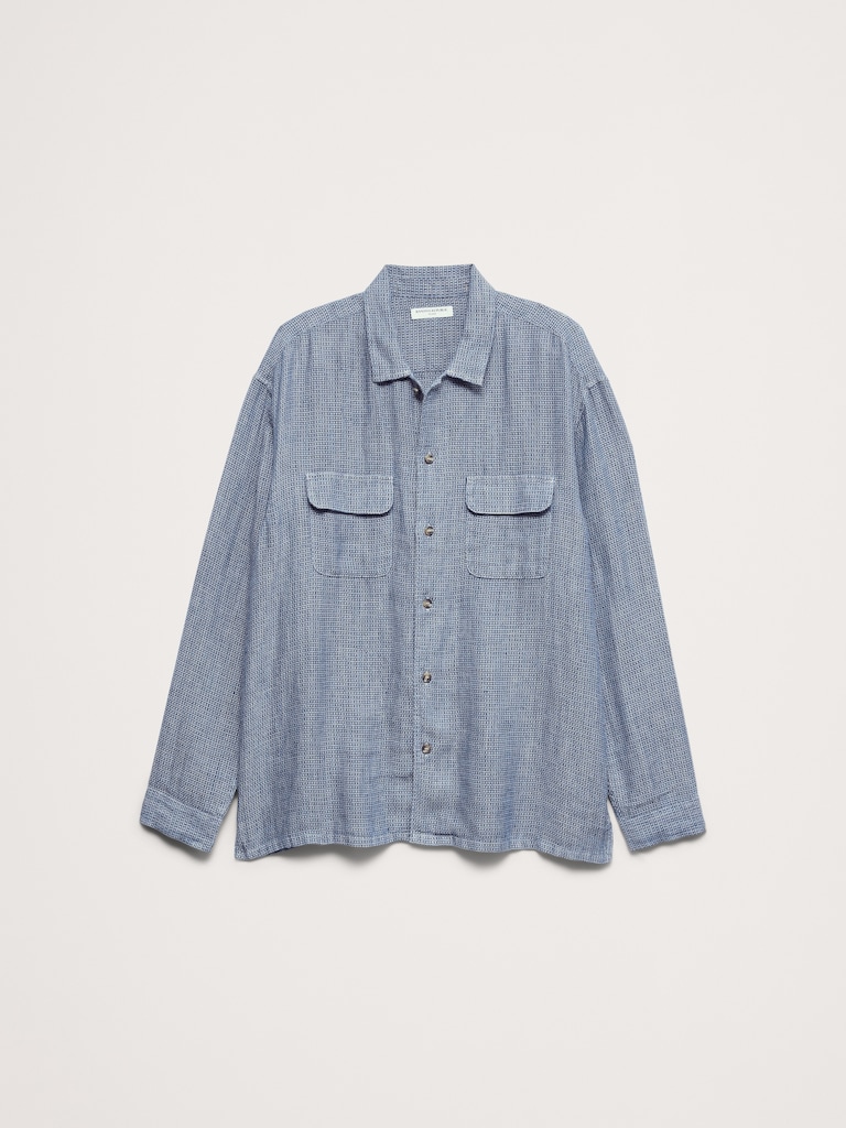 Relaxed-Fit Linen Resort Shirt